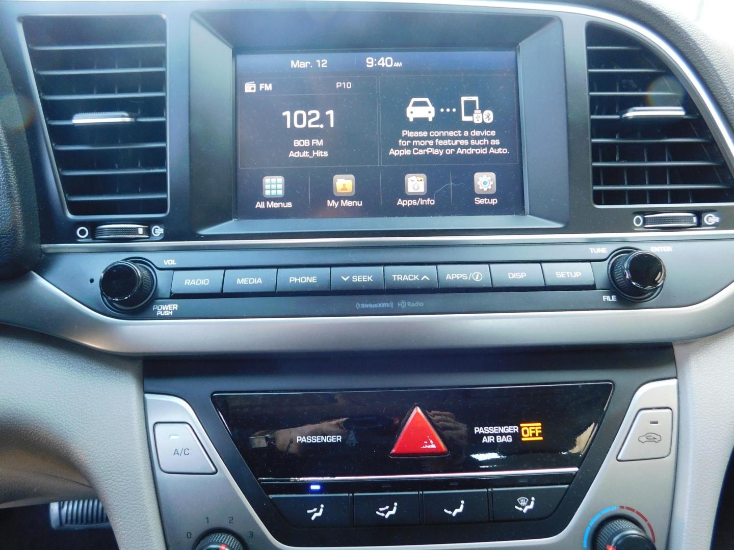 2017 BLACK Hyundai Elantra Limited (KMHD84LF1HU) with an 1.8L L4 DOHC 16V engine, 6A transmission, located at 2121 Burlington St, North Kansas City, MO, 64116, (816) 556-0707, 39.144707, -94.581978 - Photo#3