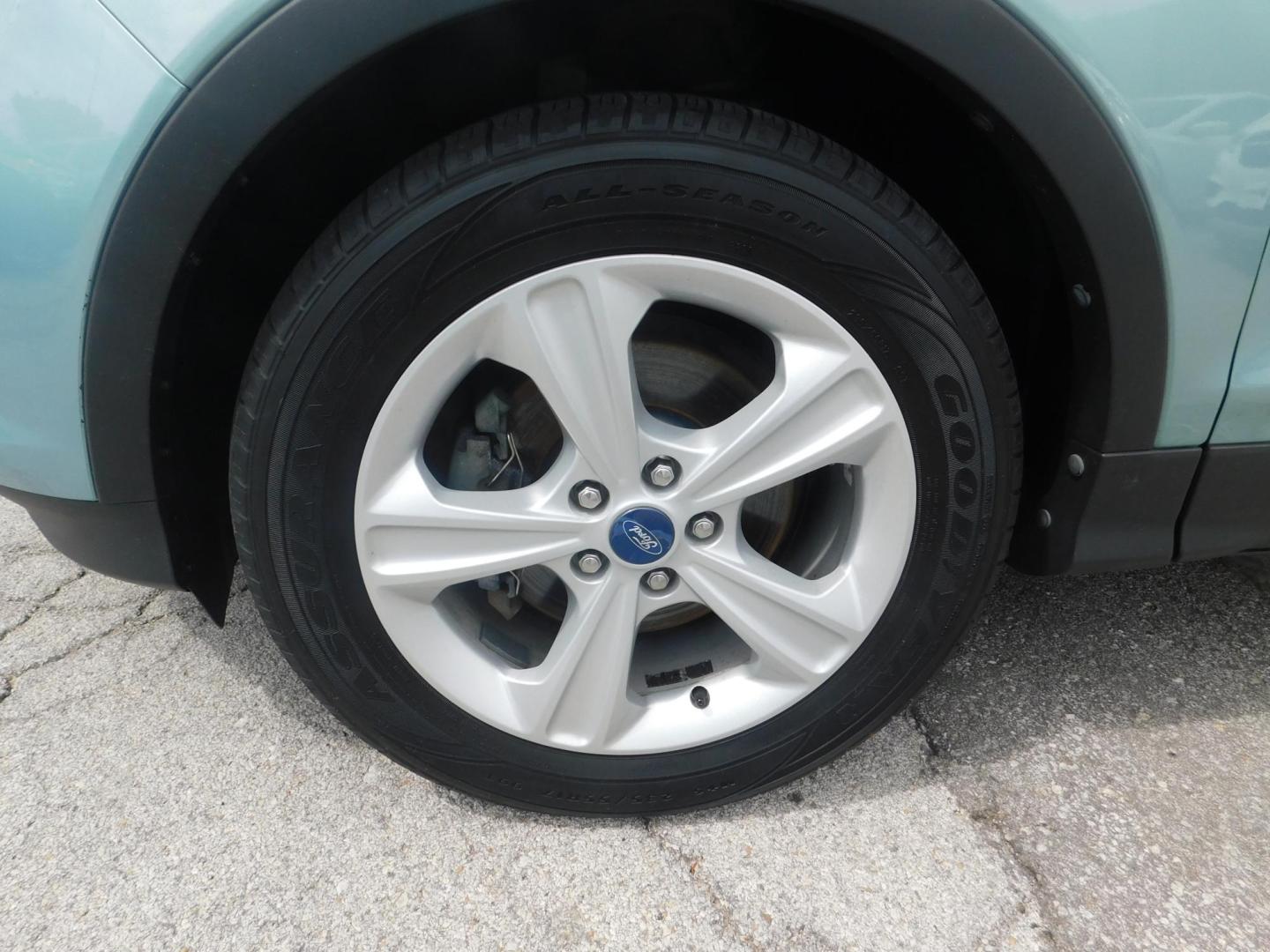 2013 GREEN Ford Escape SE FWD (1FMCU0GX9DU) with an 1.6L L4 DOHC 16V engine, 6-Speed Automatic transmission, located at 2121 Burlington St, North Kansas City, MO, 64116, (816) 556-0707, 39.144707, -94.581978 - Photo#1
