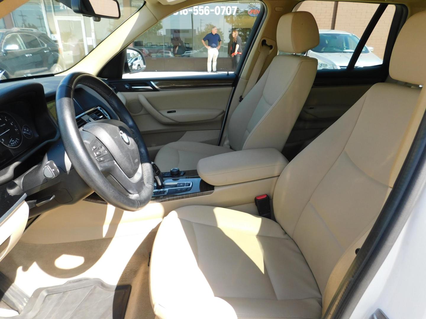 2015 WHITE BMW X3 xDrive28i (5UXWX9C59F0) with an 2.0L L4 DOHC 16V engine, 8-Speed Automatic transmission, located at 2121 Burlington St, North Kansas City, MO, 64116, (816) 556-0707, 39.144707, -94.581978 - Photo#2