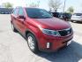 2014 BURGUNDY Kia Sorento LX 2WD (5XYKT3A67EG) with an 2.4L L4 DOHC 16V engine, 6-Speed Automatic transmission, located at 2121 Burlington St, North Kansas City, MO, 64116, (816) 556-0707, 39.144707, -94.581978 - Photo#9