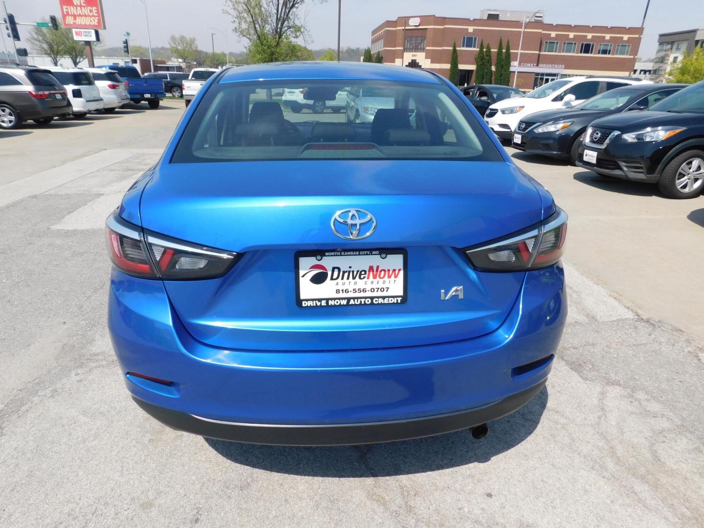 2018 BLUE Toyota Yaris iA 6A (3MYDLBYV0JY) with an 1.5L L4 DOHC 16V engine, 6A transmission, located at 2121 Burlington St, North Kansas City, MO, 64116, (816) 556-0707, 39.144707, -94.581978 - Photo#8