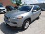 2016 GRAY Jeep Cherokee Latitude 4WD (1C4PJMCB0GW) with an 2.4L L4 DOHC 16V engine, 9A transmission, located at 2121 Burlington St, North Kansas City, MO, 64116, (816) 556-0707, 39.144707, -94.581978 - Photo#0