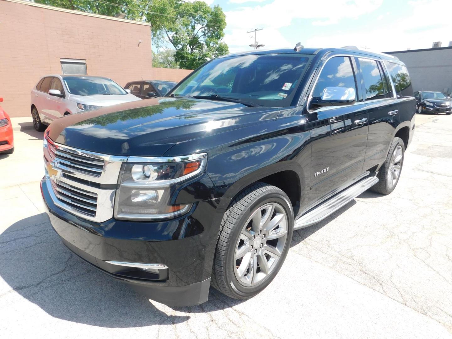 2015 BLACK Chevrolet Tahoe LTZ 4WD (1GNSKCKC3FR) with an 5.3L V8 OHV 16V engine, 6-Speed Automatic transmission, located at 2121 Burlington St, North Kansas City, MO, 64116, (816) 556-0707, 39.144707, -94.581978 - Photo#0
