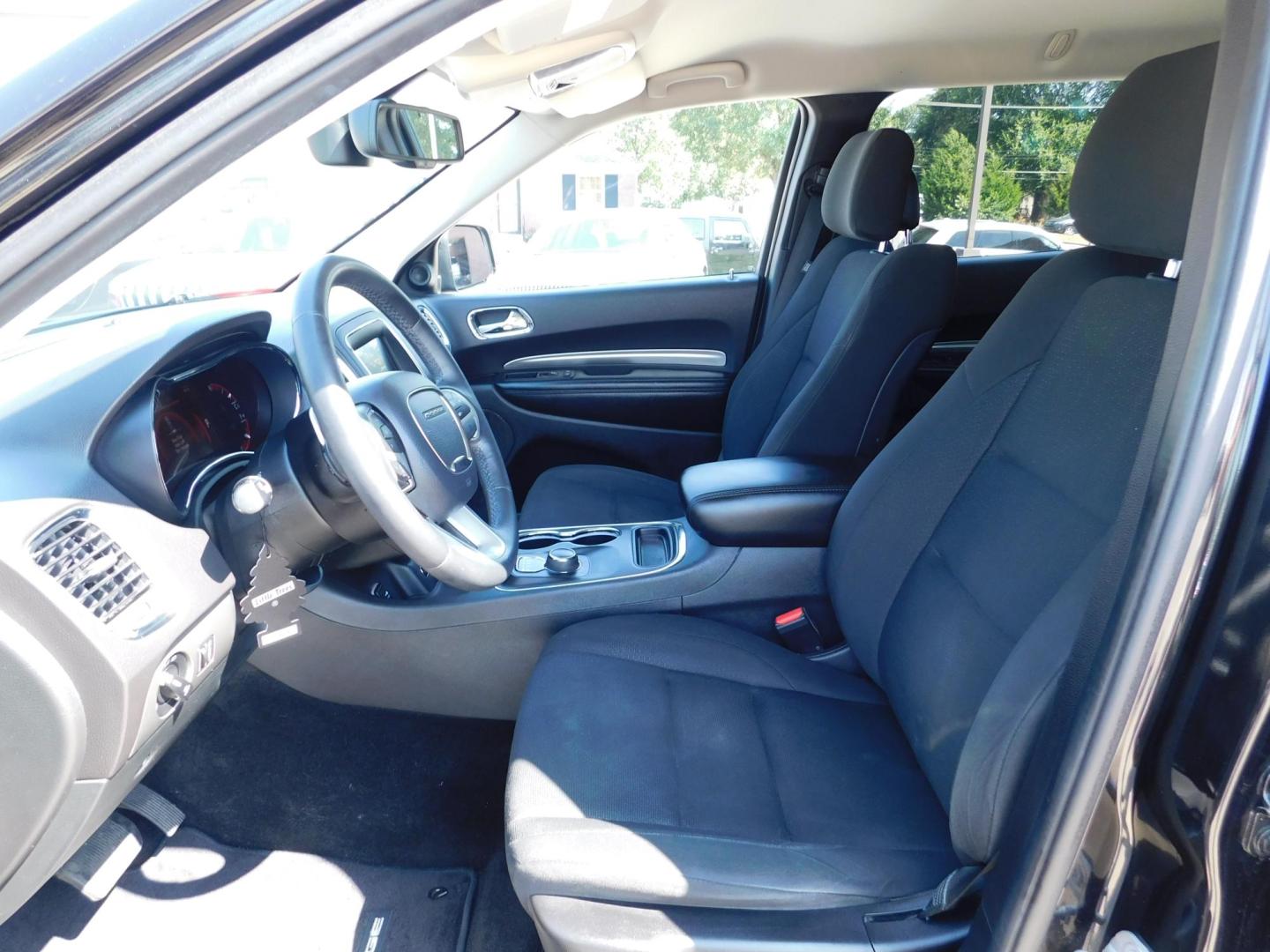 2014 BLACK Dodge Durango SXT RWD (1C4RDHAG4EC) with an 3.6L V6 DOHC 24V engine, 8-Speed Automatic transmission, located at 2121 Burlington St, North Kansas City, MO, 64116, (816) 556-0707, 39.144707, -94.581978 - Photo#2