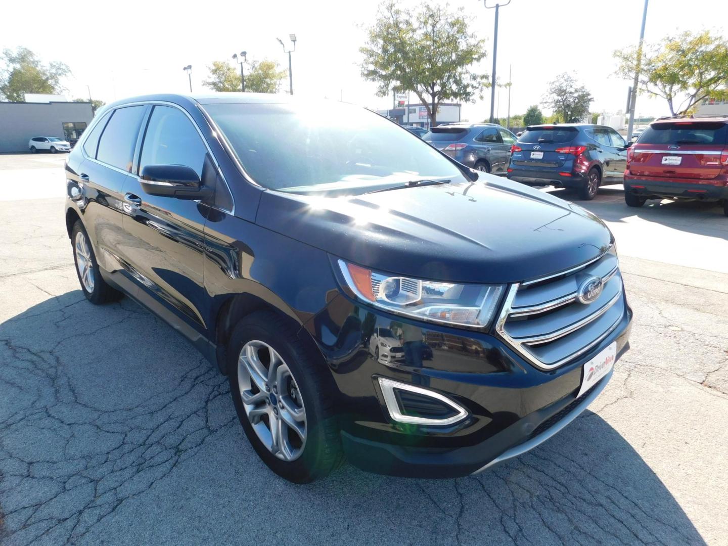 2018 BLACK Ford Edge Titanium (2FMPK3K93JB) with an 2.0L L4 DOHC 16V engine, 6A transmission, located at 2121 Burlington St, North Kansas City, MO, 64116, (816) 556-0707, 39.144707, -94.581978 - Photo#12