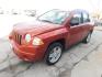 2008 ORANGE Jeep Compass Sport 2WD (1J8FT47WX8D) with an 2.4L L4 DOHC 16V engine, located at 2121 Burlington St, North Kansas City, MO, 64116, (816) 556-0707, 39.144707, -94.581978 - Photo#0