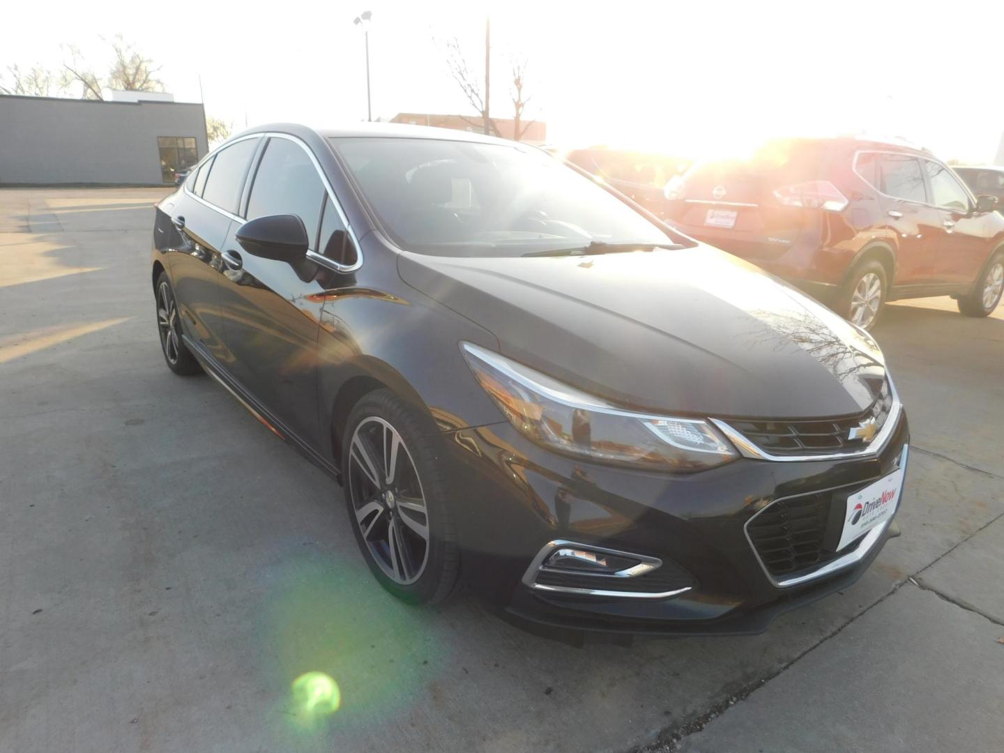 2017 BLACK Chevrolet Cruze Premier Auto (1G1BF5SM0H7) with an 1.4L L4 DOHC 16V TURBO engine, 6A transmission, located at 2121 Burlington St, North Kansas City, MO, 64116, (816) 556-0707, 39.144707, -94.581978 - Photo#9