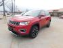 2017 RED Jeep Compass Limited 4WD (3C4NJDCB8HT) with an 2.4L L4 DOHC 16V engine, CVT transmission, located at 2121 Burlington St, North Kansas City, MO, 64116, (816) 556-0707, 39.144707, -94.581978 - Photo#0