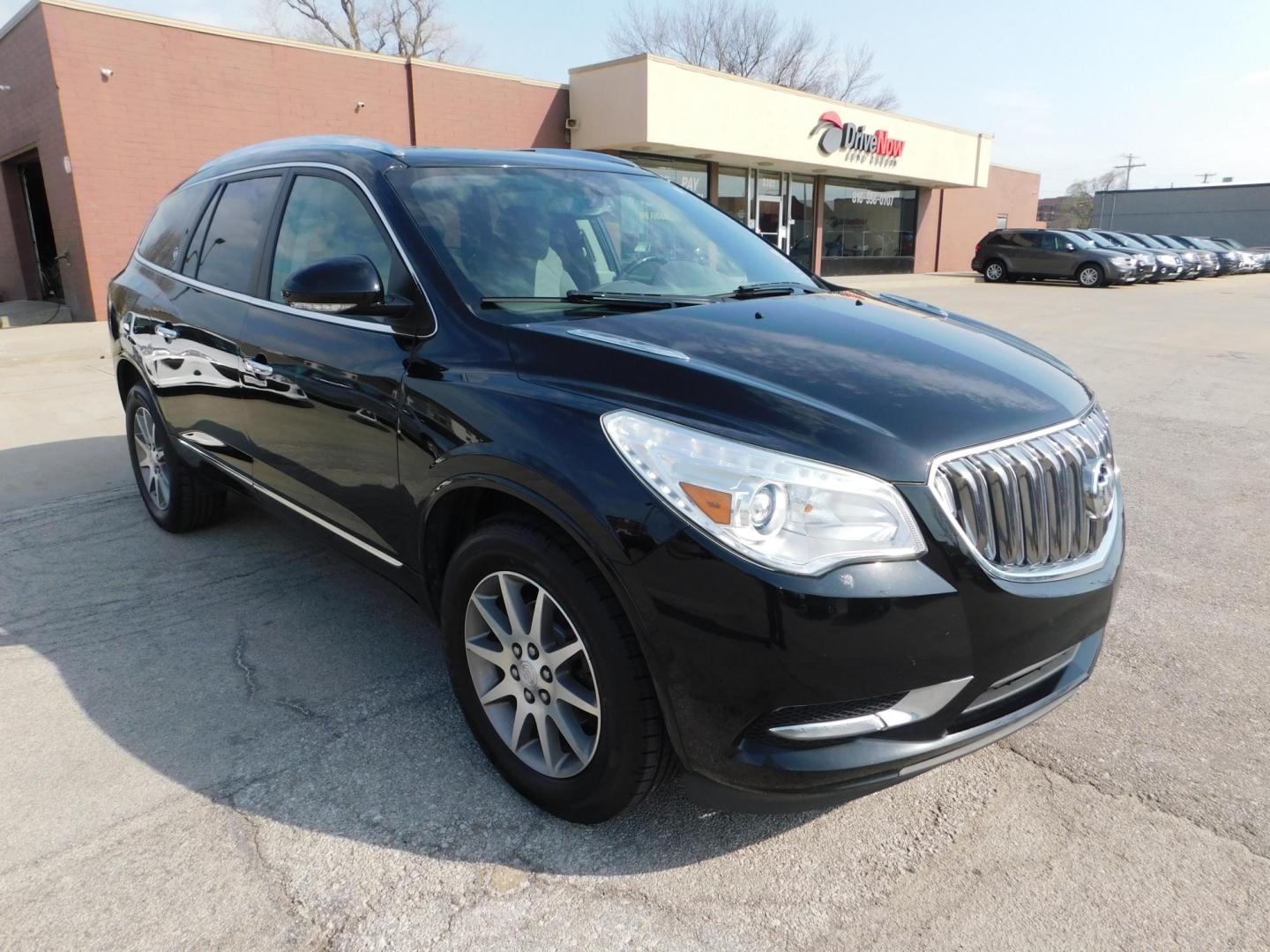 2017 BLACK Buick Enclave Convenience FWD (5GAKRAKDXHJ) with an 3.6L V6 DOHC 24V engine, 6A transmission, located at 2121 Burlington St, North Kansas City, MO, 64116, (816) 556-0707, 39.144707, -94.581978 - Photo#10