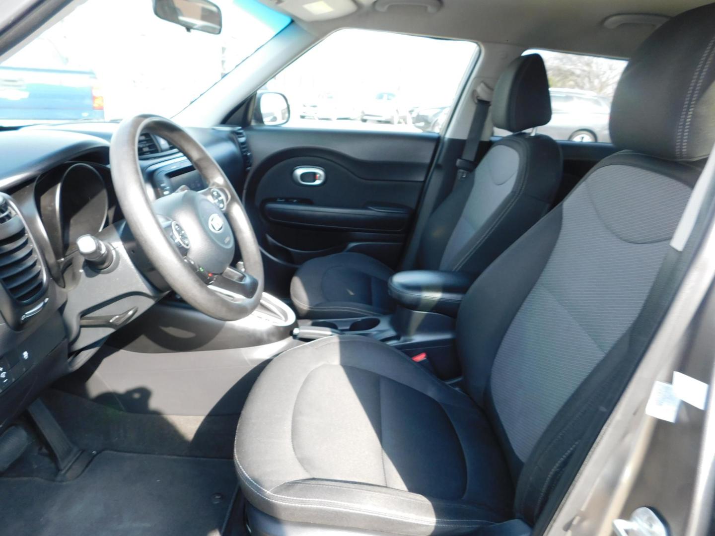 2018 GRAY Kia Soul + (KNDJP3A52J7) with an 2.0L L4 DOHC 16V engine, 6A transmission, located at 2121 Burlington St, North Kansas City, MO, 64116, (816) 556-0707, 39.144707, -94.581978 - Photo#2