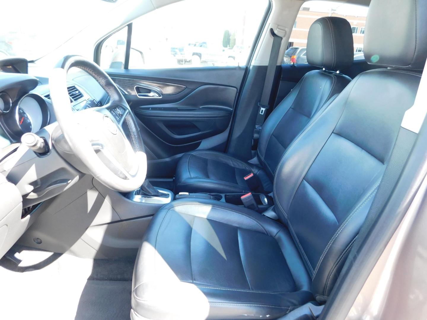 2014 GRAY Buick Encore Leather FWD (KL4CJCSB7EB) with an 1.4L L4 DOHC 16V TURBO engine, 6-Speed Automatic transmission, located at 2121 Burlington St, North Kansas City, MO, 64116, (816) 556-0707, 39.144707, -94.581978 - Photo#2