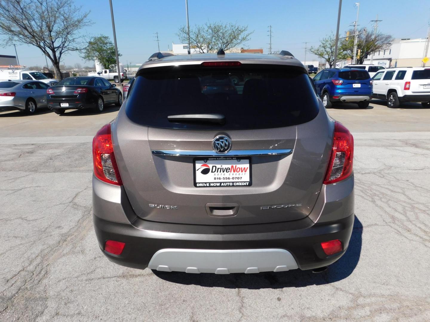 2014 GRAY Buick Encore Leather FWD (KL4CJCSB7EB) with an 1.4L L4 DOHC 16V TURBO engine, 6-Speed Automatic transmission, located at 2121 Burlington St, North Kansas City, MO, 64116, (816) 556-0707, 39.144707, -94.581978 - Photo#9